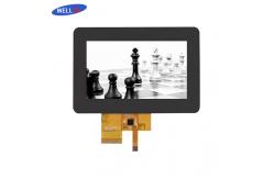 China OEM TFT LCD Display Wide Viewing Angle With Capacitive Touch Panel supplier