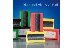 China 90mm Electroplating Diamond Hand Sanding Pads Polishing Stone supplier
