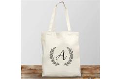China Personalized Printing Monogram Canvas Tote Jumbo Bags DIY Drawing supplier