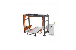 China Fully Automatic Stretch Wrap Machine for Red Bricks Packing with PLC Control supplier