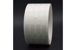 China 9.5x30-12mm 2mil White Matte Translucent Vinyl Permanent Waterproof Adhesive Labels supplier