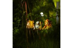 China Small Metal Solar Garden Animals Plug In Solar Powered Outdoor Lights Multiple supplier