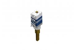China Incremental Absolute Rotary Encoder Double Shaft With Rotary Switch supplier