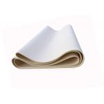 Endless Belts 12mm Thick White Recycled Polyester Felt Sheets With Adding Resin for sale