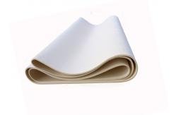 China Endless Belts 12mm Thick White Recycled Polyester Felt Sheets With Adding Resin supplier