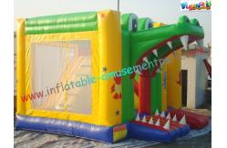 China Popular Shark Inflatable Combo Moonwalk , Combo Bouncer Slide With Affordable Price supplier