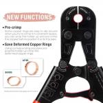 Practical PEX Crimping Tool Kit Anti Abrasion Portable Alloy Material