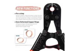 China Practical PEX Crimping Tool Kit Anti Abrasion Portable Alloy Material supplier