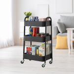 Easy Assemble Storage Trolley Carts With 2 Curved Handles for sale