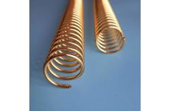 China Plating Wire Diameter 2.0mm Metal Spiral Binding Coils supplier