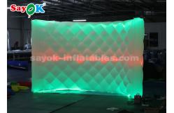 China Inflatable Photo Studio Attractive Inflatable LED Photo Booth Backdrop Wall With Remote Control supplier