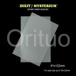 Matte Dixit Mysterium Card Sleeves Clear Non Glare With Size 81x122mm for sale