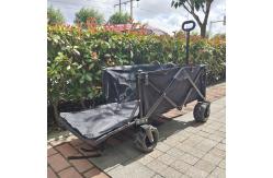 China Foldable Picnic Camping Cart Portable Storage Beach Trolley Collapsible Folding Wagon supplier