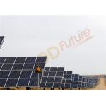 Horizontal 2P Solar Tracker Simple Structure Wind Protection for sale