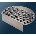 Titanium Nickel Zirconium Tower Internals Bubble Cap Column For Distillation for sale