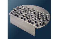 China Titanium Nickel Zirconium Tower Internals Bubble Cap Column For Distillation supplier