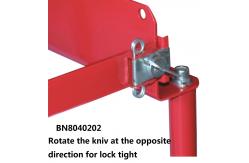 China Red In Line Gas Cylinders Caddy Full Steel Structure 39 *16 *39 Inch supplier
