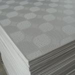 603x603 Plasterboard Gypsum Board PVC Gypsum Ceiling Tiles 7-12mm for sale