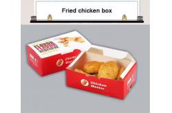 China Customized Size Burger Box Disposable Food Fast Food Fried Chicken Box supplier