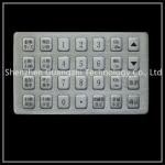 Medical Grade Stainless Steel Keyboard 28 Buttons Type Easy Maintenance for sale