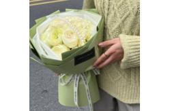 China 57*57cm Specialty Paper Perfect for Spring Mint Manbo Flower Arrangement Packaging supplier