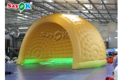 China Inflatable Yard Tent ROHS Amusement Parks 6m LED Inflatable Air Dome Tent supplier