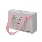 Others Box Type Logo Printing Luxury Wallet Cardboard Slide Boxes with Ribbon Handle for sale