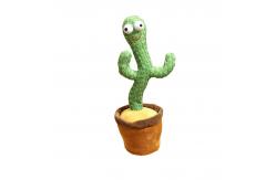 China 30cm Singing Dancing Cactus Plush Toy For Home Decoration supplier