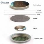 In Stock Factory Price SS316 SS304 CR2016,CR2025,CR2032 CR Full Set Coin Cell Cases Laboratory Research for sale