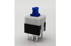 China DC30V 0.1mA Push Button 6 Pin DIP 8x8 Micro Key Switch supplier