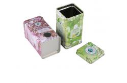 China Eco Friendly Customized Coffee Tins with Screw On Lids supplier