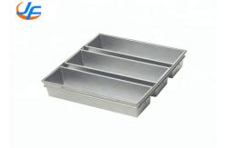 China RK Bakeware China- 4 Straps Nonstick Aluminum Loaf Pans/ Aluminumized Bread Pan supplier