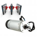 Small DC Servo Motor DC24V 100W 2000rpm Output Torque 23NM Swing Barrier Gate for sale