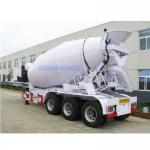 14m3 Construction Truck Trailer Semi Trailer Mounted Concrete Mixer for sale