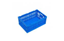 China 600*400*250 mm Virgin PP Plastic Collapsible Crates Solid Bottom Durability supplier