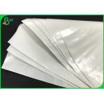 Food Packing 40 grs + 10g PE White Color Bleached Kraft Paper With Poly Laminated for sale