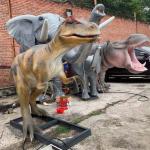 Animated Life Size Model Dinosaurs Weatherproof Iguanodon Dinosaur Model