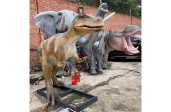 China Animated Life Size Model Dinosaurs Weatherproof Iguanodon Dinosaur Model supplier