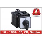 Electrical 5 Position Selector Switch Push Button , Industrial Rotary Disconnect Switch for sale
