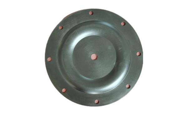 Black Valve Rubber Diaphragm With Exceptional Abrasion Resistance And Temperature Tolerance