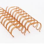7/16'' A4 Double Loop Spiral , 3:1 Nylon Coated Twin Ring Loop Binding for sale