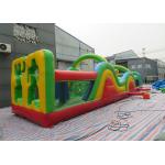 Outdoor Crazy Interactive Inflatable Obstacle Challenges For Playground
