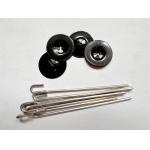 Aluminum Phosphating 38mm Hook Solar Panel Weld Mesh Fasteners For Pigeon Proofing for sale