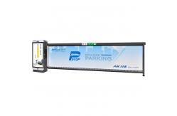 China Advertising Car Parking Boom Barrier Gate With Vehicle Identification System supplier