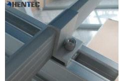 China PV End Clamp Solar Roof Mount System 6063- T5 Aluminium Extruded Profiles supplier