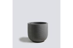 China Texture Surface GRC Flower Planters Round Shape For Stunning Plant Displays supplier