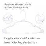 PP Thick Plastic Hangers Adult Clothing Plastic Tubular Hangers for sale
