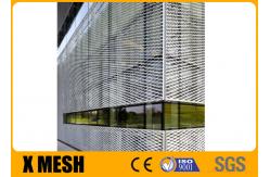 China 2mm Architectural Expanded Metal Mesh Cladding 10mm*40mm Hole supplier