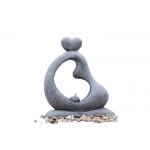 Nature's Mark Heart Couple LED Relaxation Resin Water Fountain with Authentic River Rocks grab and go river rocks for sale