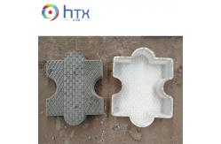 China Rubber Interlocking Paver Precast Concrete Moulds For Cement Bricks supplier
